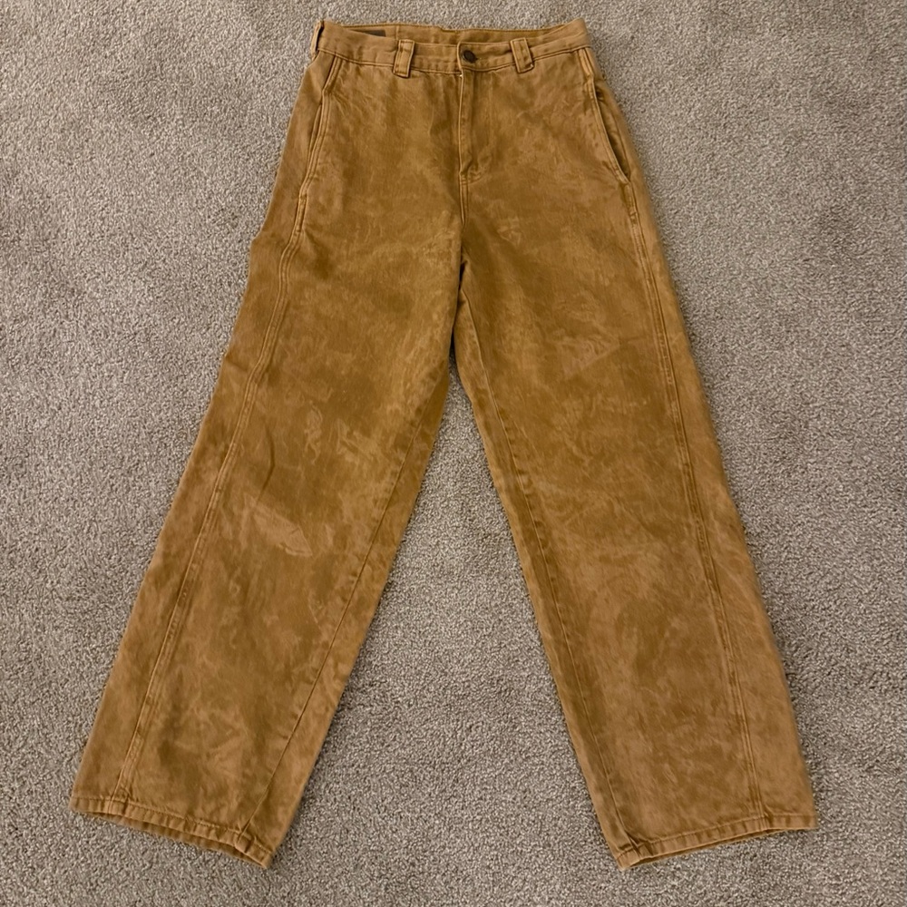 Zara distressed Pants in cafe brown
